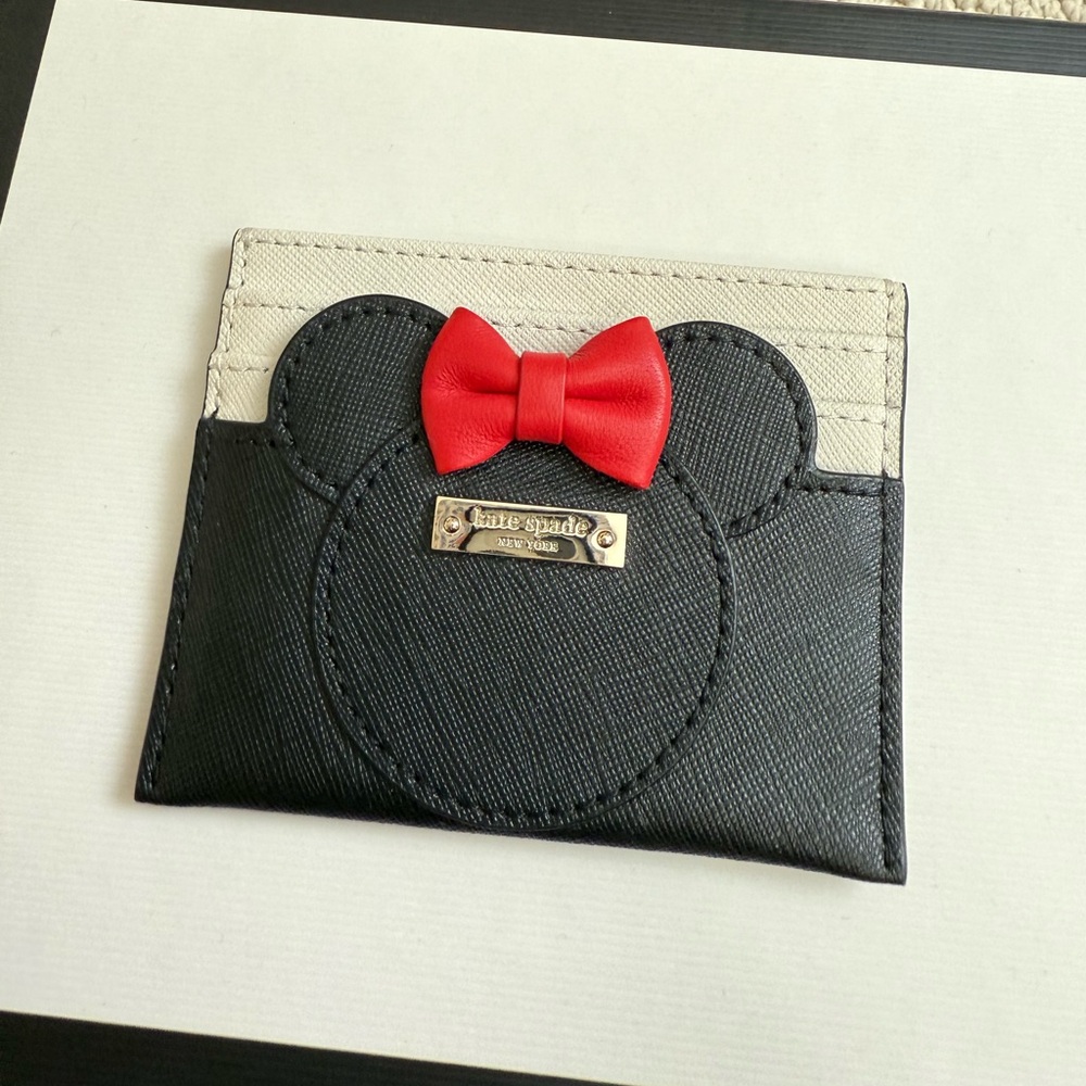 Authentic KATE SPADE Minnie Mouse Card holder